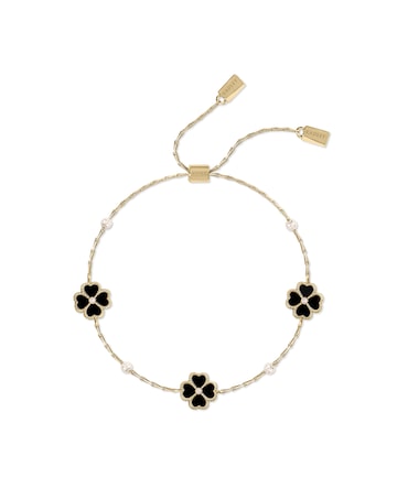 Radley Black & Gold Friendship Bracelet