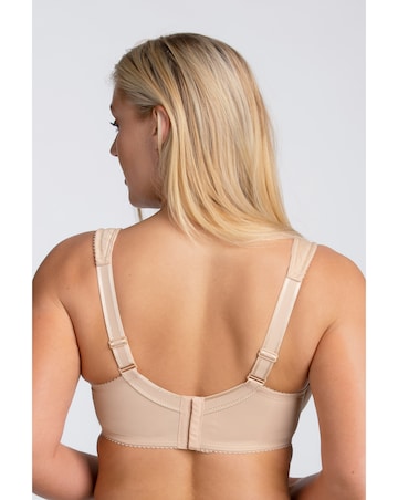 Miss Mary of Sweden Jacquard & Lace Underwired Bra Beige