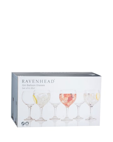 Ravenhead Entertain Set of 6 Gin Glasses