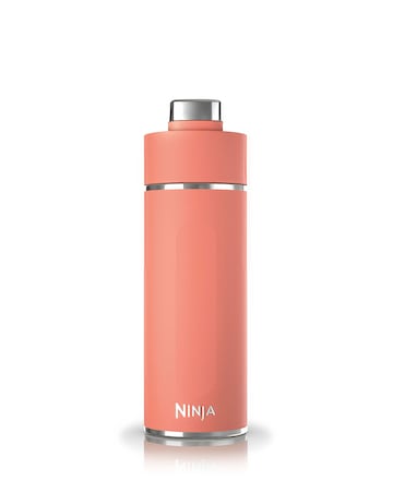 Ninja Thirsti Carbonated 530ml 18oz Bottle with Carbonation Lid in Coral