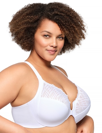 Glamorise Plus Size Front-Close T-Back WonderWire 1246