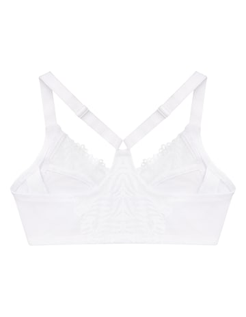Glamorise Plus Size Front-Close T-Back WonderWire 1246