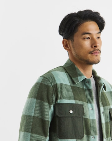 Snowdonia Fleece Borg Lined Check Shirt