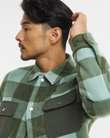 Snowdonia Fleece Borg Lined Check Shirt