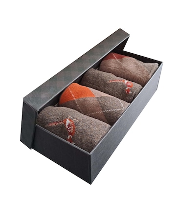 Mens 4pk Pheasant Boxed Socks