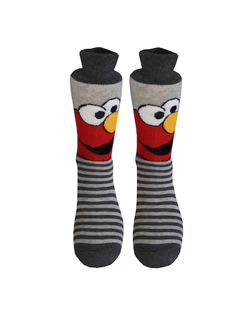 Mens 4pk Elmo Socks