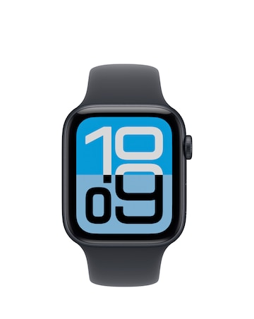 Apple Watch SE 3 GPS 44mm - Midnight Aluminium/Midnight Sport Band - S/M