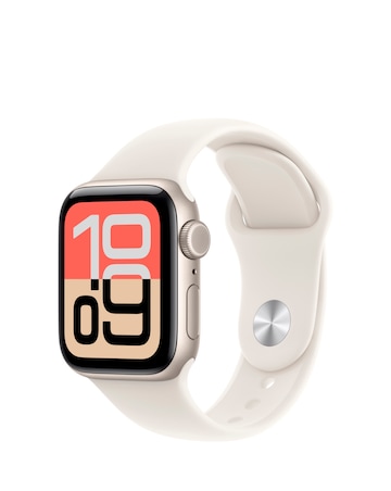 Apple Watch SE 3 GPS + Cellular 44mm - Starlight Sport Band - S/M