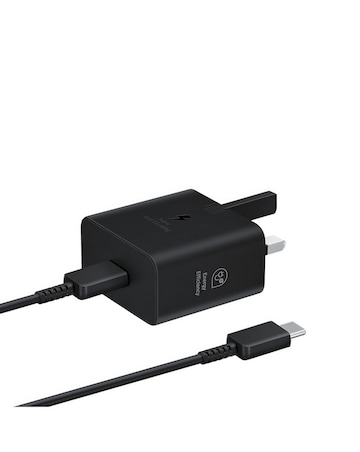Samsung 25W Super Fast Charging Adapter (with USB-C to USB-C 1m cable)
