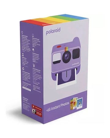 Polaroid Go Gen 2 Purple + Colour Film Bundle (16 Photos)
