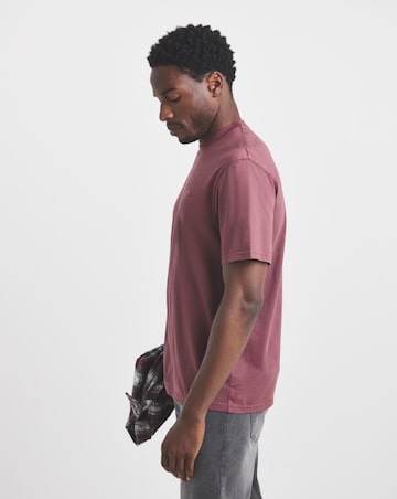 Union Garment Dyed Relaxed Fit T-Shirt-Chocolate