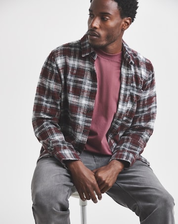 Union Garment Dyed Relaxed Fit T-Shirt-Chocolate