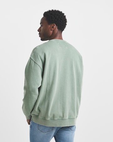 Union Garment Dyed Relaxed Sweatshirt-Khaki