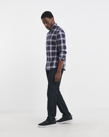 Tommy Hilfiger Flex Poplin Checked Shirt - Blue Check