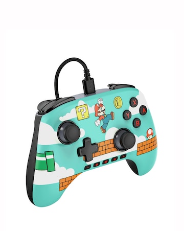 Power A Enhanced Wired Controller for Nintendo Switch - Mario Time