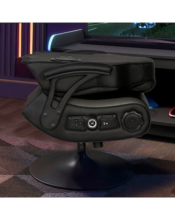 X Rocker Monsoon 4.1 Audio LED Console Gaming Chair - Black