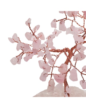 Serenity Gemstone Tree Love Rose Quartz - Small