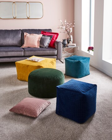Velvet Opulence Oxford Edge Cushion Cover