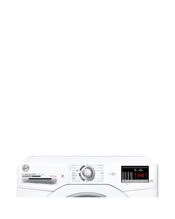 Hoover H-Wash&Dry 300 H3D 4852DE/1-80, 8/5kg, Washer Dryer - White + installtion