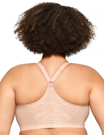 Glamorise Plus Size Front-Close T-Back WonderWire 1246