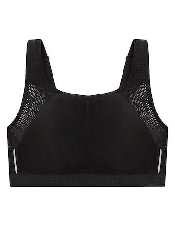 Glamorise Plus Size No-Sweat Mesh Sports Bra 1068