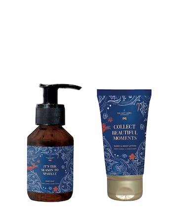 The Gift Label Candy Cane Wishes & Mistletoe Kisses Gift Set