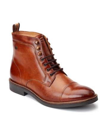 Base London Plymouth Toe Cap Boot
