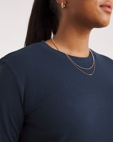 Basic Crew Neck Long Sleeve Regular Fit T-Shirt