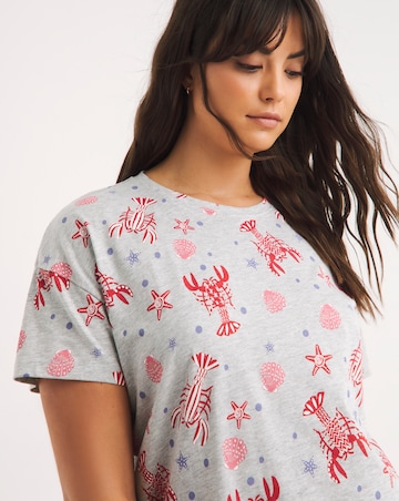 Pretty Secrets Value Lobster Print Pyjama Legging Set