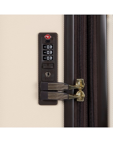 IT Luggage Superiority Cabin Suitcase - Cream