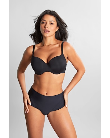 Panache 365 Smoothing T Shirt Wired Bra Black