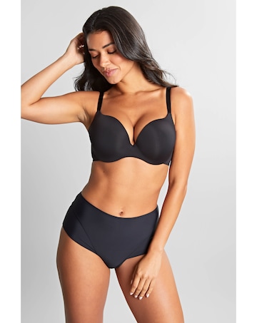 Panache 365 Smoothing Plunge Wired Bra Black
