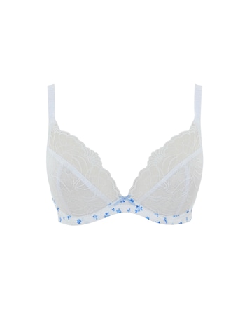 Panache Cherie Demi Wired Bra White Vintage Floral