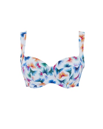 Panache Olivia Full Cup Wired Bikini Top Flutter Print