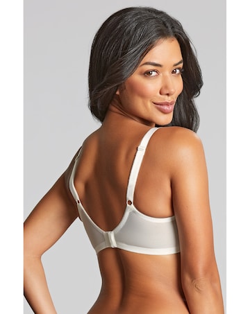 Panache Nina Balcony Wired Bra White Rose Print