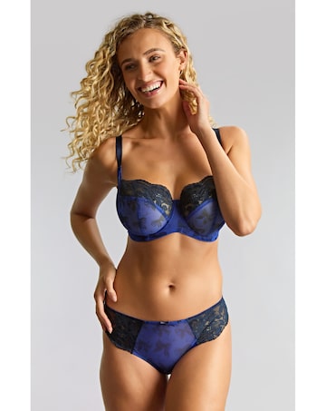 Panache Nina Brazilian Knicker Blue Bows