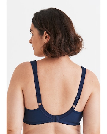 Miss Mary of Sweden Broderie Anglaise Wired Bra Dark Blue