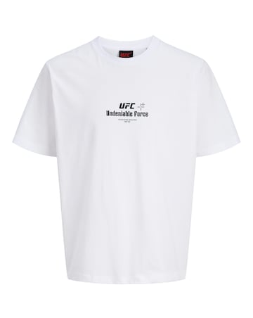 Jack & Jones UFC Back Graphic T-Shirt - White