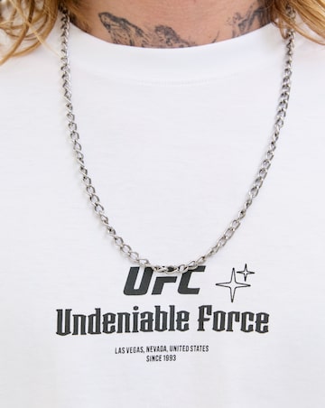 Jack & Jones UFC Back Graphic T-Shirt - White