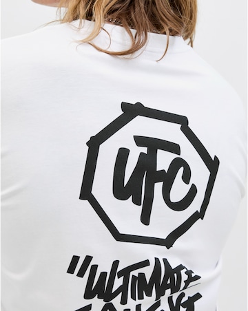 Jack & Jones UFC Back Graphic T-Shirt - White