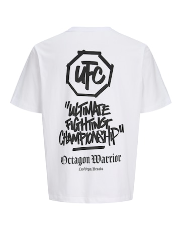 Jack & Jones UFC Back Graphic T-Shirt - White