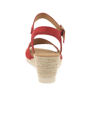 Gabor Nieve Wider Fit Wedge Heel Sandals