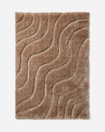 Carved Soft Wave Shaggy Cosy Rug