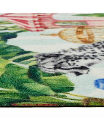 Lux Leopard Washable Nylon Runner
