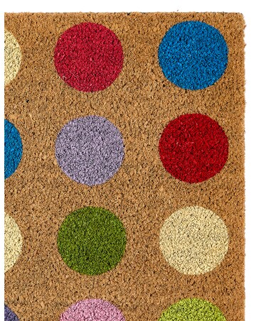 My Mat Spots Coir Doormat