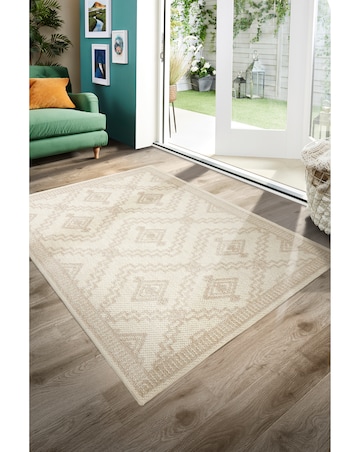 Atlas Diamond Soft Woven Indoor and Outdoor Rug