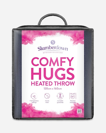 Slumberdown Comfy Hugs Navy Heated Throw