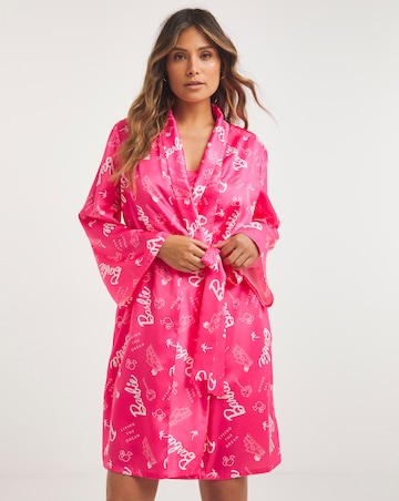 Barbie Satin Chemise and Dressing Gown Set