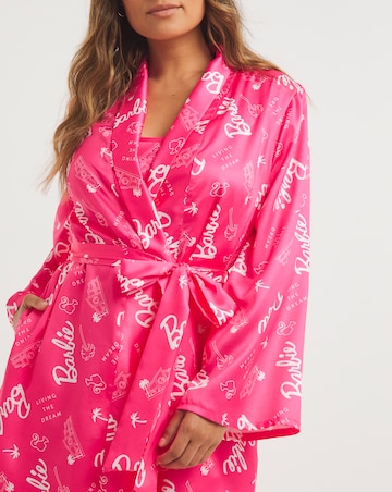 Barbie Satin Chemise and Dressing Gown Set
