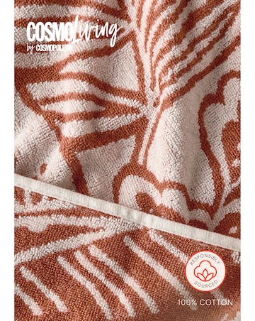 Cosmo Floral Cotton Bath Mat